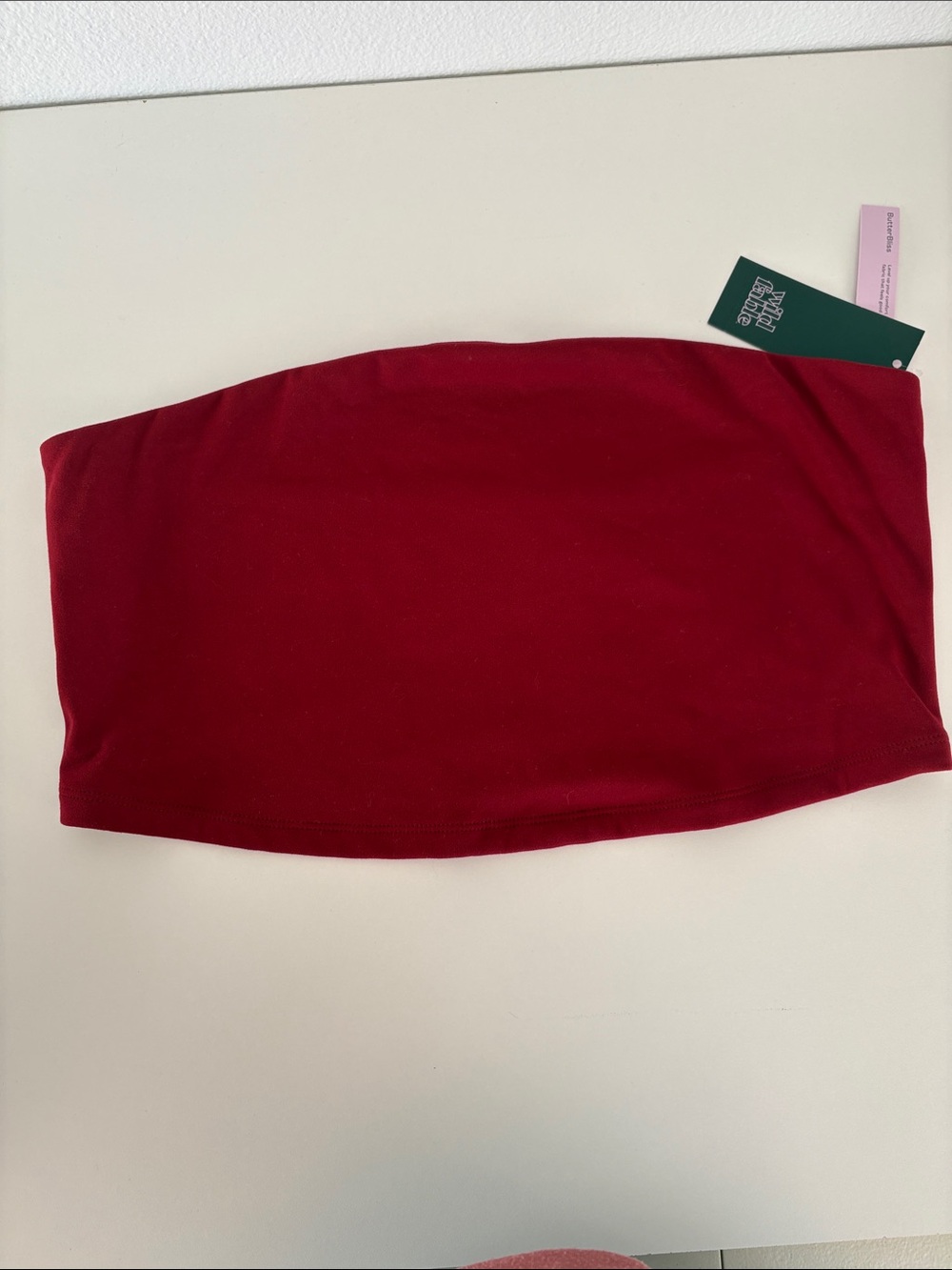 wild fable Red Bandeau Tube Top XXL women